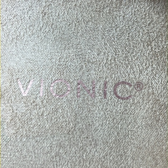 Vionic Zarie Roze Leather Sandals Sz 8.5W Slide On Adjustable Straps EUC - Picture 3 of 11